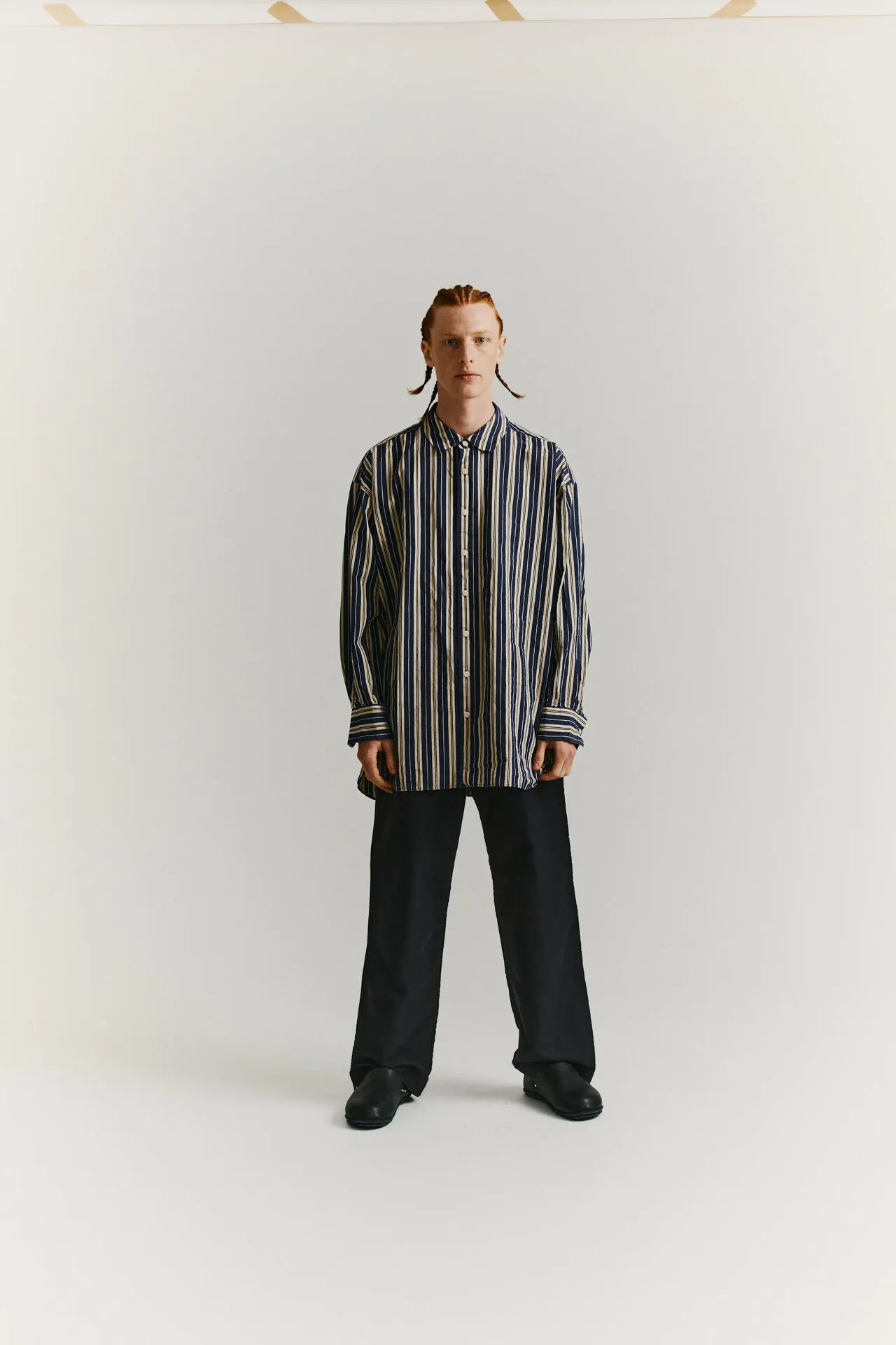 Casey Casey Hmanet Shirt (Blue / Cream)