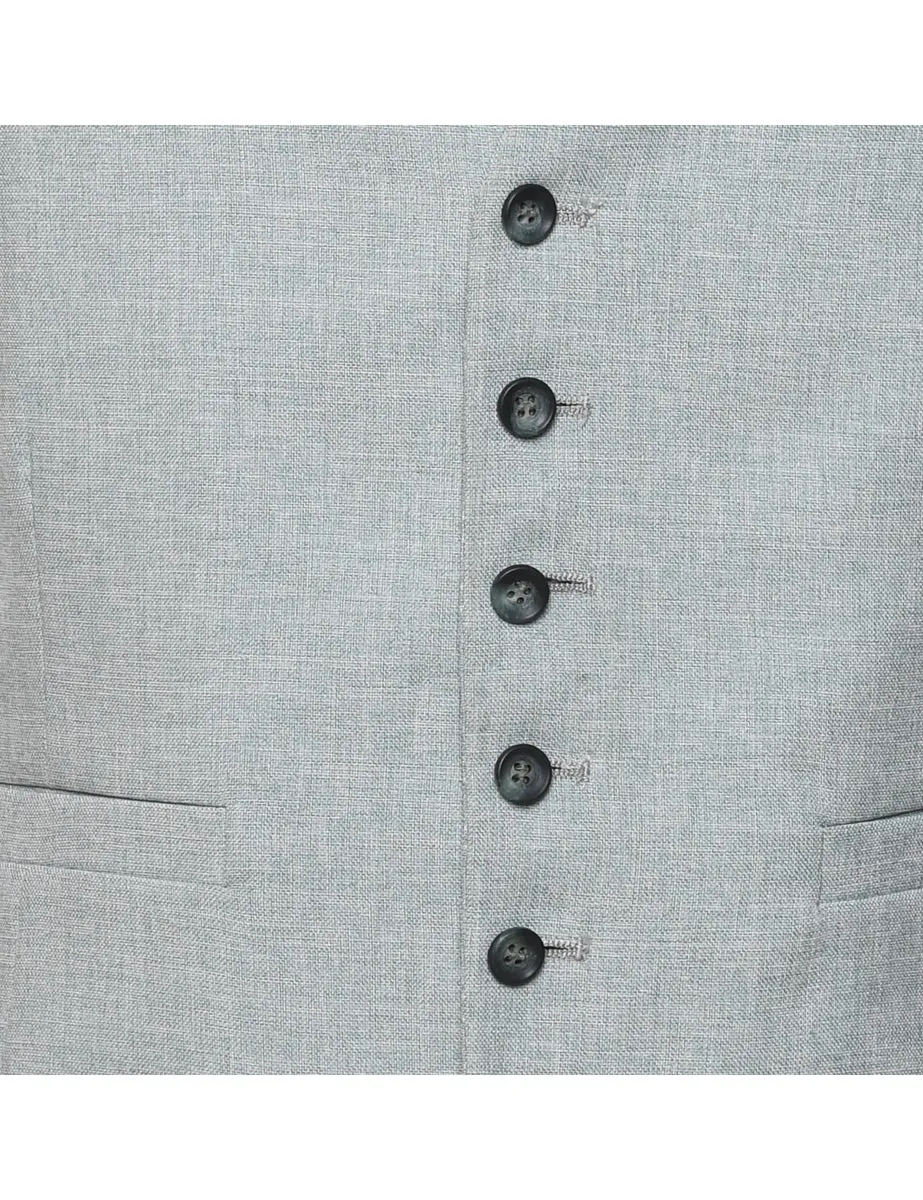 Classic Light Grey Waistcoat - M