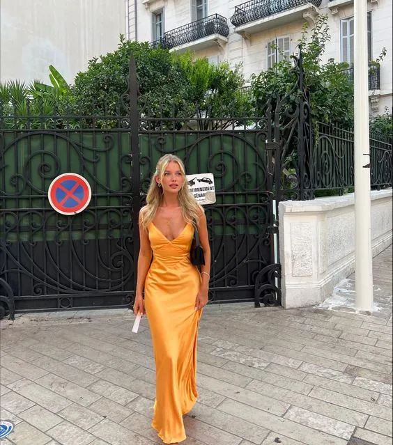 Elegant Dresses Gowns Evening Dresses Spaghetti Straps Long Prom Dress Satin Evening Party Gown Prom Dresses Shops