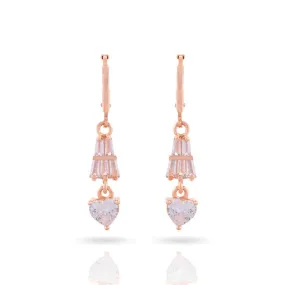 Elegant Glass Stone Drop Earrings for Women