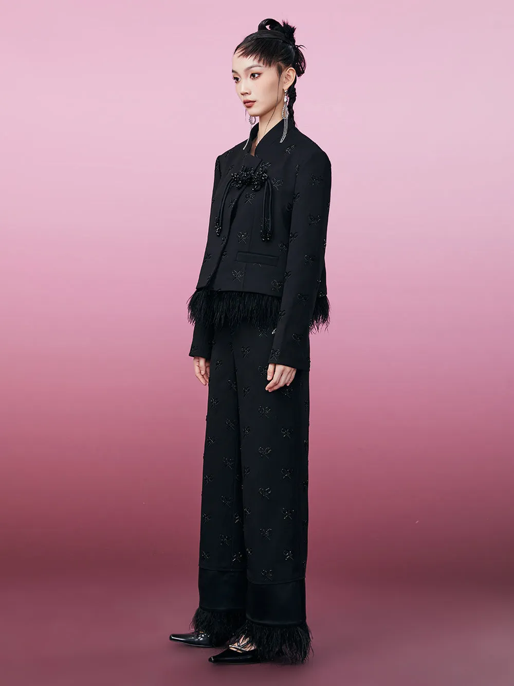 MUKZIN Stylish Versatile New Beaded Coat