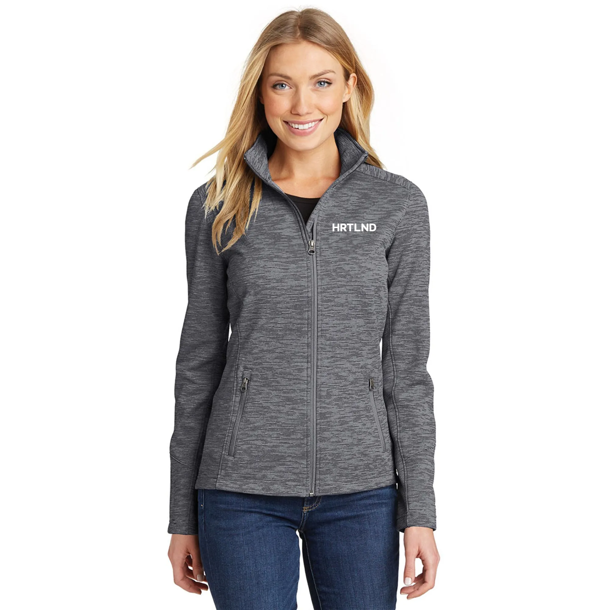 Port Authority Digi Stripe Fleece Women's Jacket
