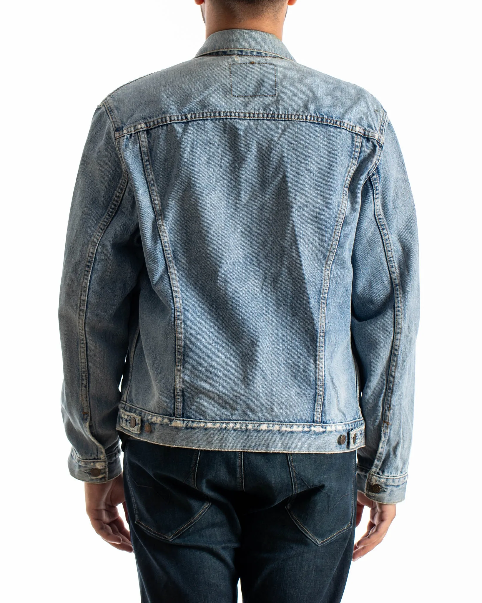 Vintage 1998 Levis  Light Wash Denim Jacket Made In Croatia
