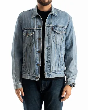 Vintage 1998 Levis  Light Wash Denim Jacket Made In Croatia